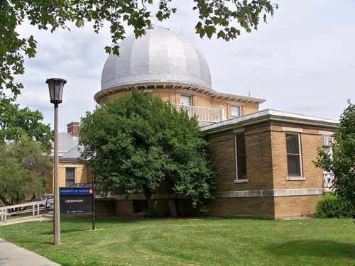 the Illinois Observatory building